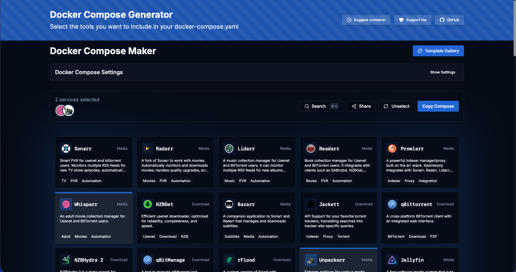DCM Screenshot