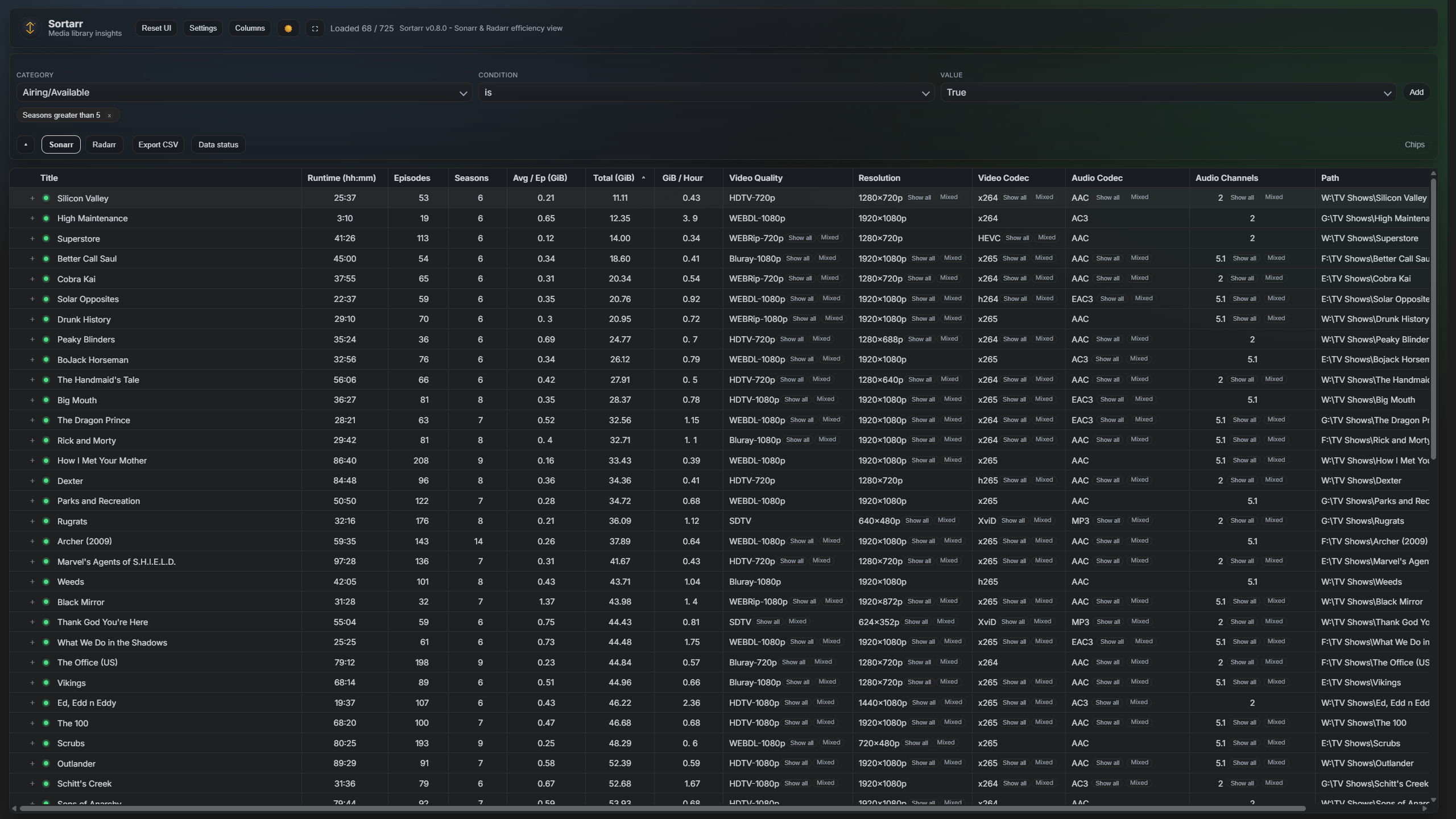 Sortarr Screenshot