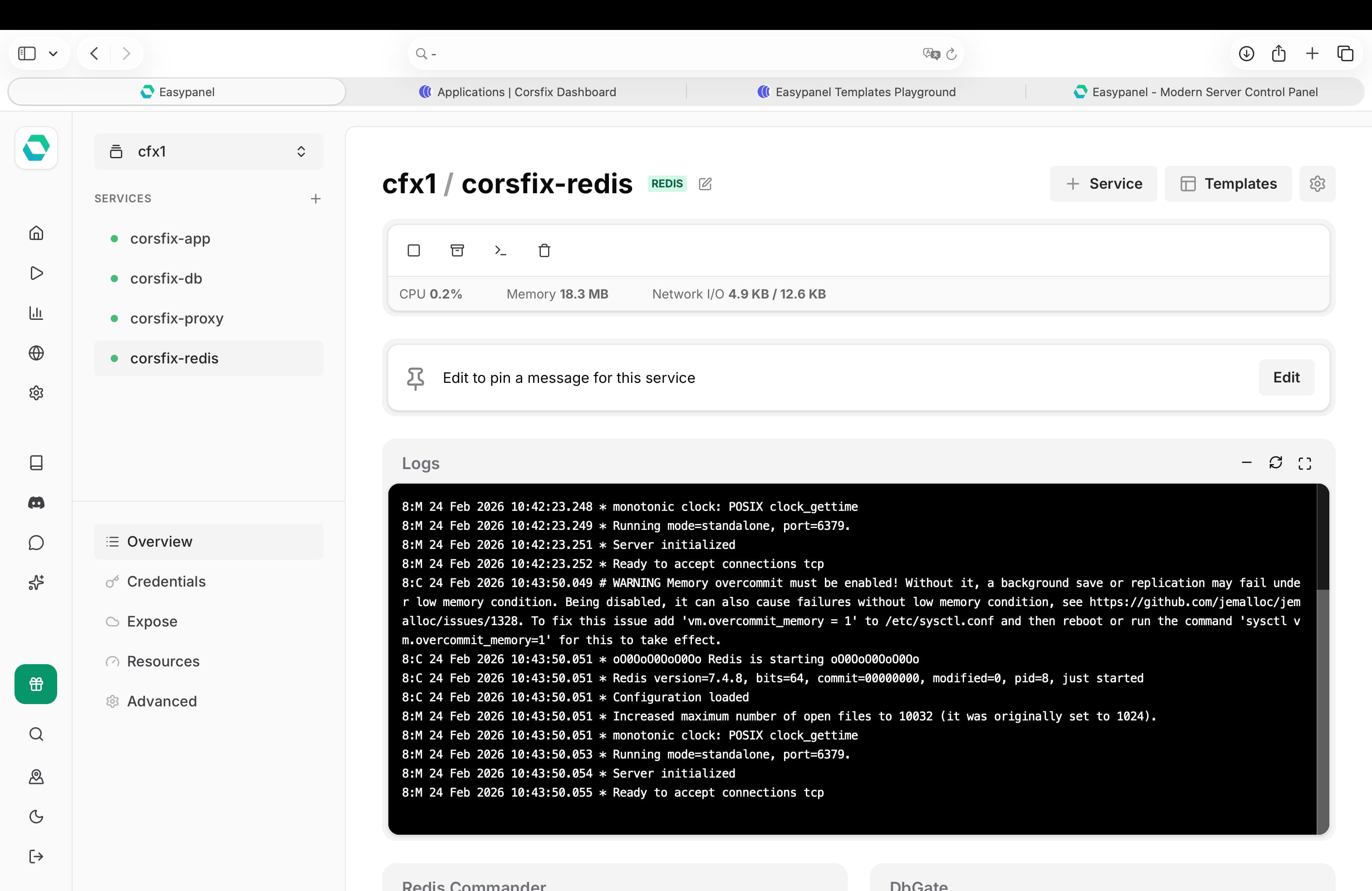 Corsfix Screenshot